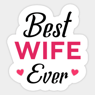 Best Wife Ever Sticker